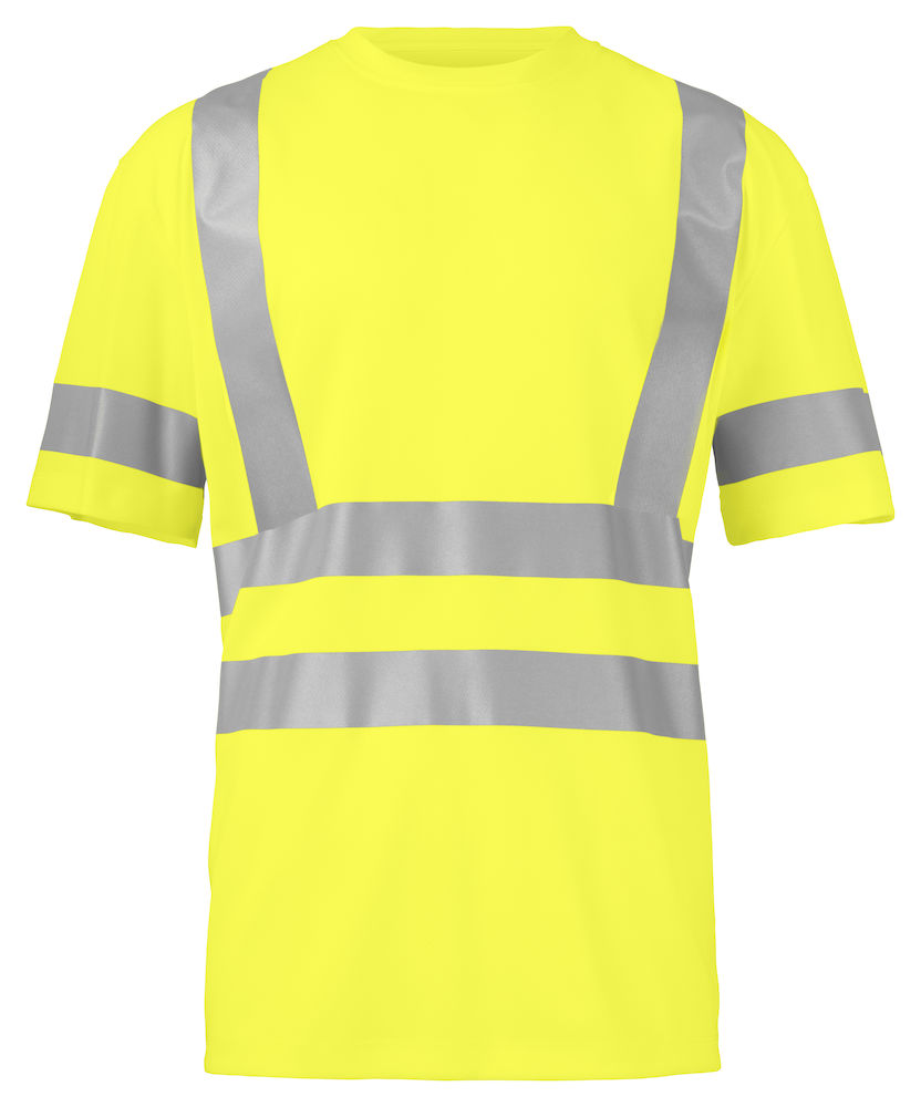 fluorescent yellow ProJob - T-Shirt EN ISO 20471 KLASSE 2/3 6030