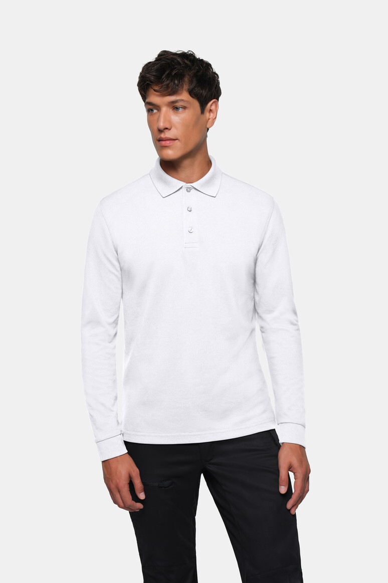HAKRO - Longsleeve-Poloshirt MIKRALINAR®