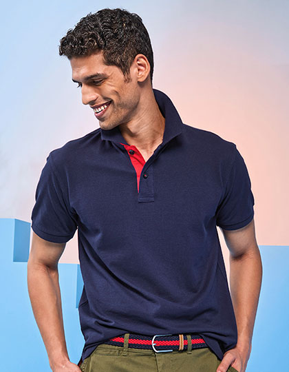 Asquith & Fox - Classic Fit Contrast Polo Men Asquith & Fox - Classic Fit Contrast Polo Men