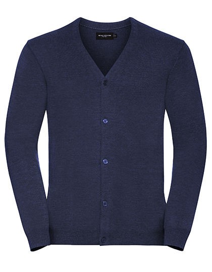 Russell - Men's V-Neck Knitted Cardigan