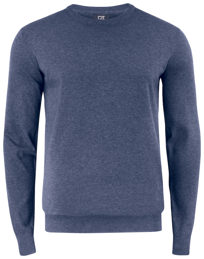 navy meliert Cutter & Buck - Strickpullover Oakville Crewneck Men
