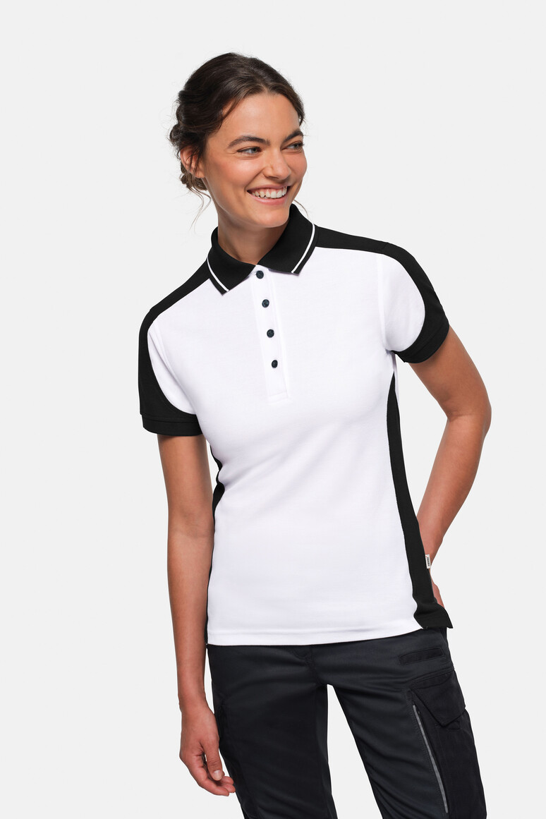 HAKRO - Poloshirt Contrast MIKRALINAR® ECO DAMEN HAKRO - Poloshirt Contrast MIKRALINAR® ECO DAMEN