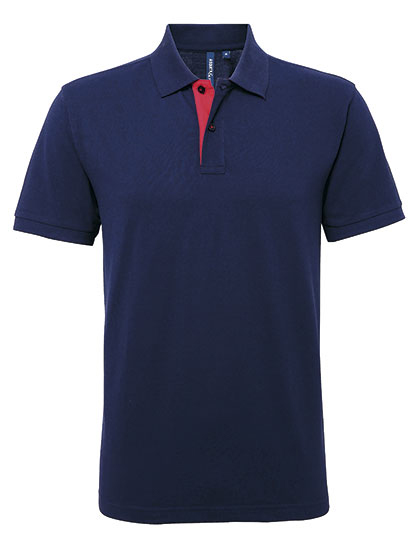 Asquith & Fox - Classic Fit Contrast Polo Men Asquith & Fox - Classic Fit Contrast Polo Men