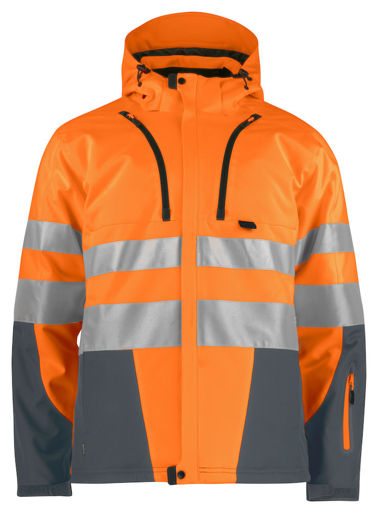 orange grau (17) ProJob - Funktionsjacke EN ISO 20471 KLASSE 3/2 (6419)