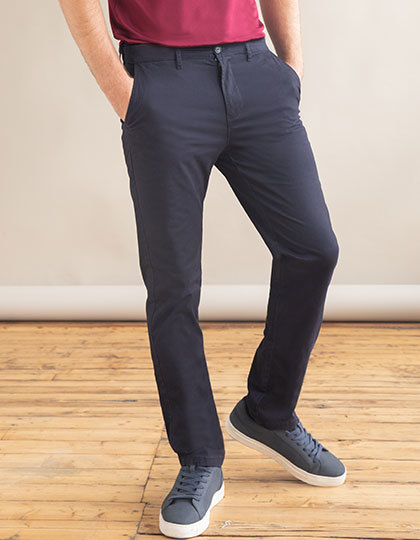 Henbury - Stretch Chino with Flex Waistband Men Henbury - Stretch Chino with Flex Waistband Men