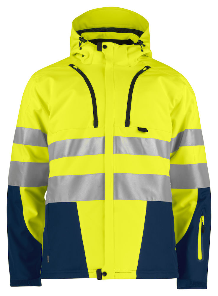 gelb navy (10) ProJob - Funktionsjacke EN ISO 20471 KLASSE 3/2 (6419)