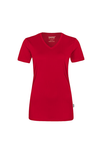 HAKRO - Damen V-Shirt COOLMAX®