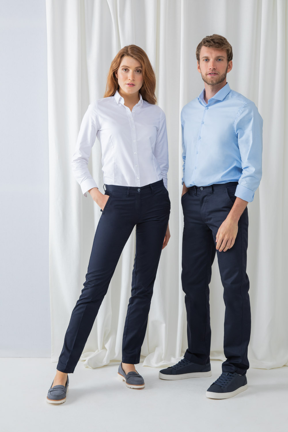 Henbury - Ladies` 65/35 Poly/Cotton Chino Henbury - Ladies` 65/35 Poly/Cotton Chino